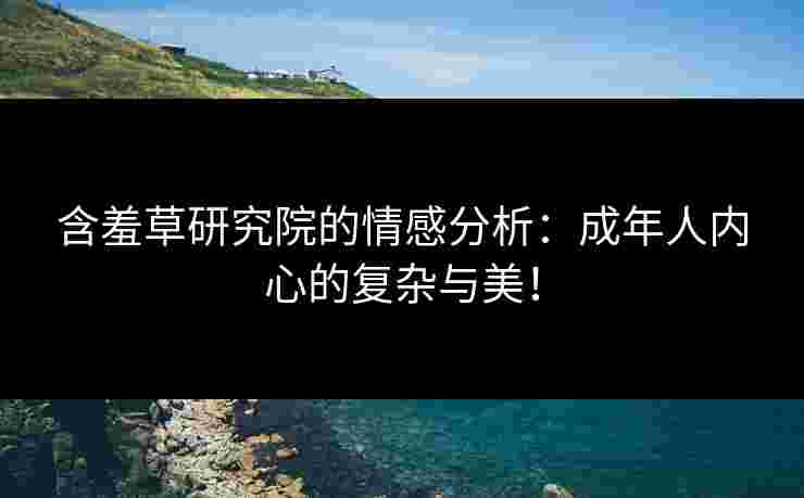含羞草研究院的情感分析：成年人内心的复杂与美！