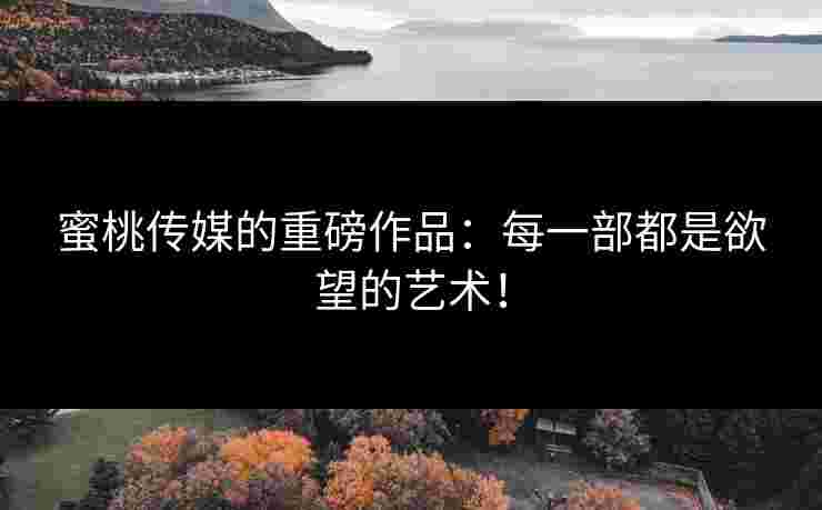 蜜桃传媒的重磅作品：每一部都是欲望的艺术！